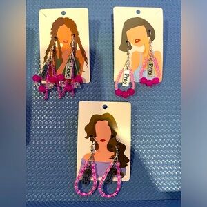 💖 Handmade Teardrop Hoop Earrings 💖